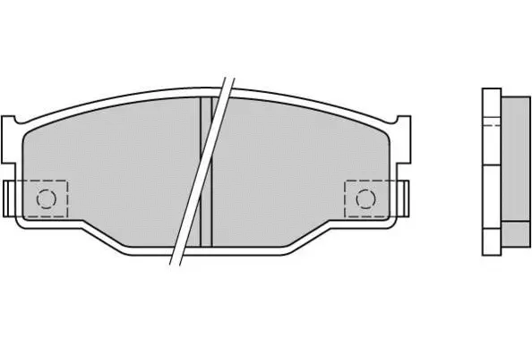 Brake Pad Set, disc brake (12-0403)