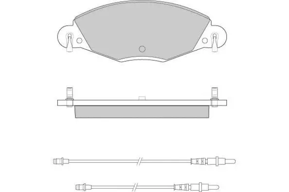 Brake Pad Set, disc brake (12-0937)
