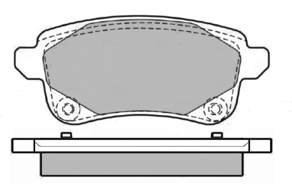 Brake Pad Set, disc brake (12-1690)