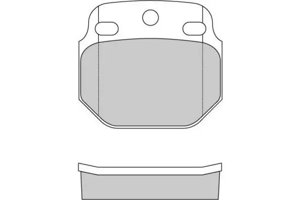 Brake Pad Set, disc brake (12-5244)