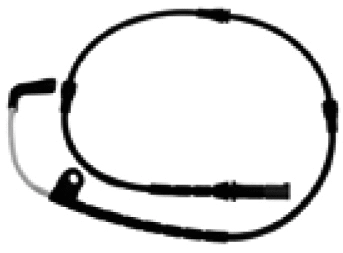 Warning Contact, brake pad wear (17-2049)