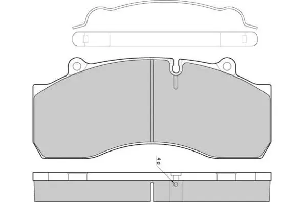 Brake Pad Set, disc brake (12-5308)
