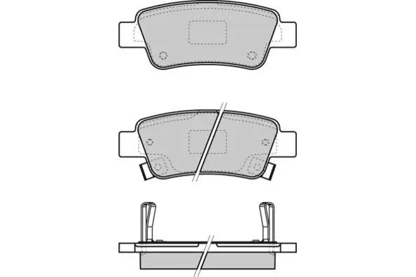 Brake Pad Set, disc brake (12-1353)