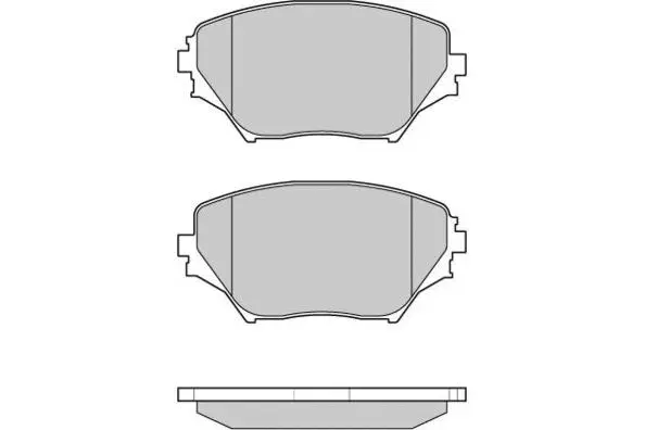 Brake Pad Set, disc brake (12-0993)