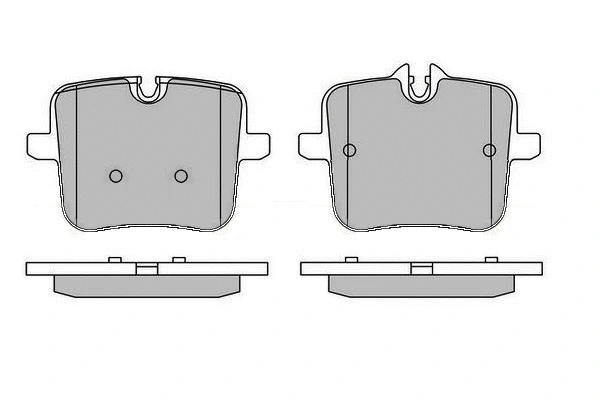 Brake Pad Set, disc brake (12-1762)