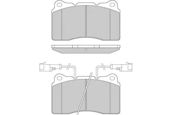 Brake Pad Set, disc brake (12-0836)