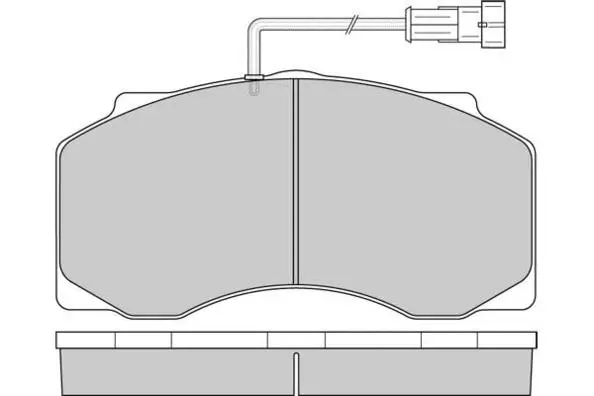 Brake Pad Set, disc brake (12-5300)