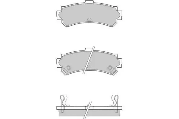 Brake Pad Set, disc brake (12-0690)