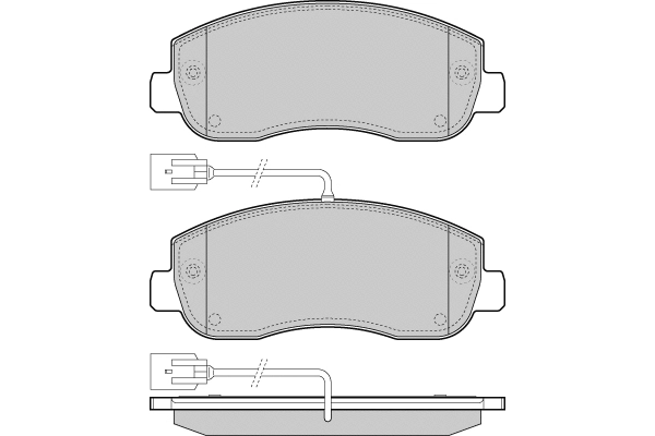 Brake Pad Set, disc brake (12-1439)