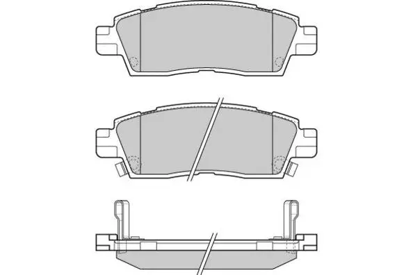 Brake Pad Set, disc brake (12-1309)
