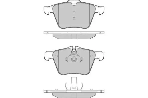 Brake Pad Set, disc brake (12-1299)