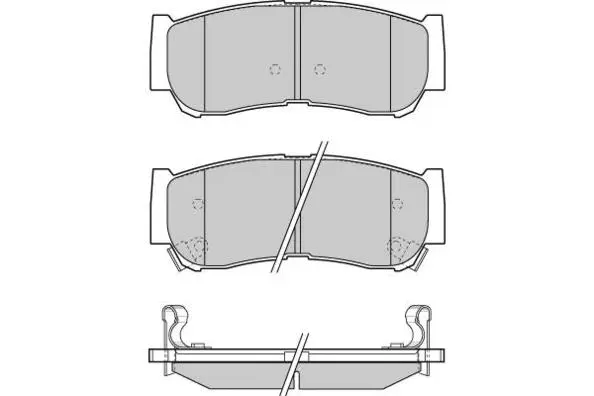 Brake Pad Set, disc brake (12-1314)