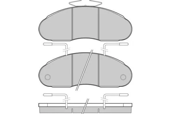 Brake Pad Set, disc brake (12-5307)