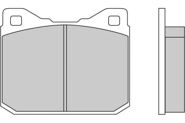 Brake Pad Set, disc brake (12-0197)