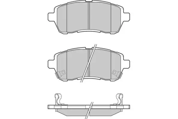 Brake Pad Set, disc brake (12-1316)