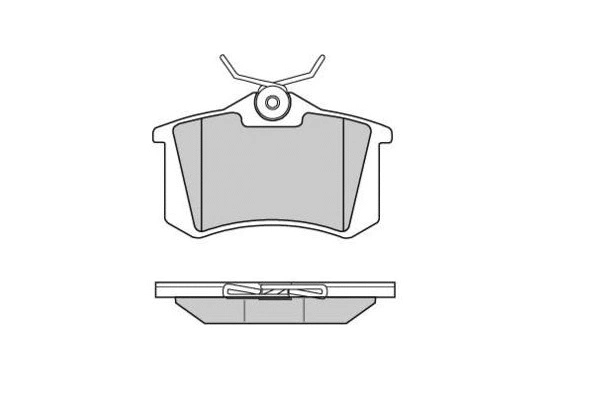 Brake Pad Set, disc brake (12-0807)
