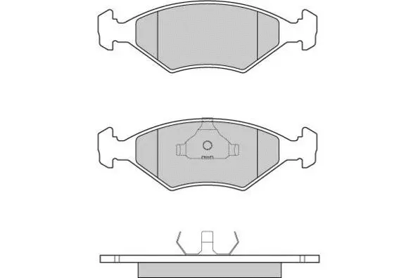 Brake Pad Set, disc brake (12-0977)