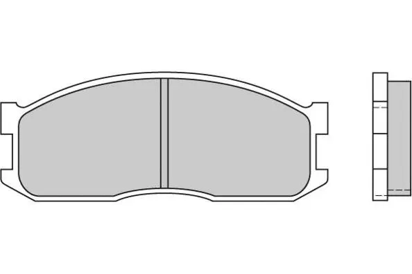 Brake Pad Set, disc brake (12-0389)
