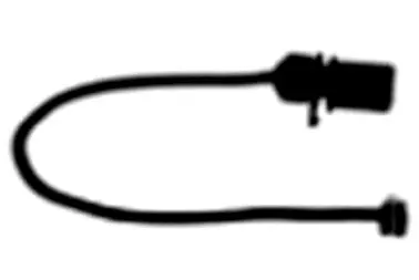 Warning Contact, brake pad wear (17-1403)