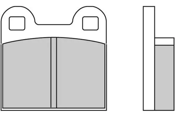 Brake Pad Set, disc brake (12-0042)