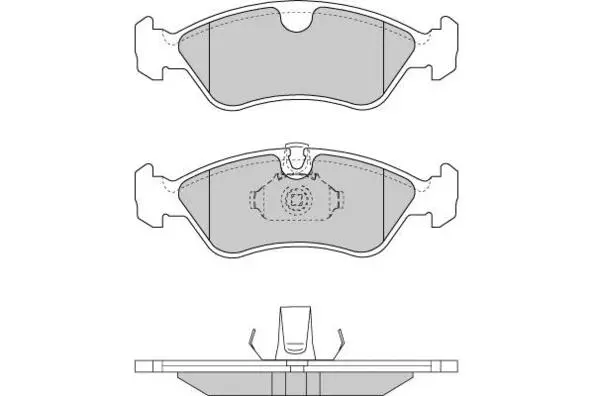 Brake Pad Set, disc brake (12-0704)