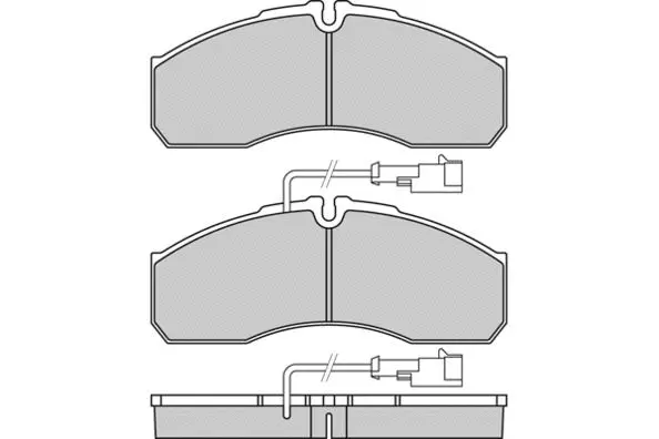 Brake Pad Set, disc brake (12-1360)