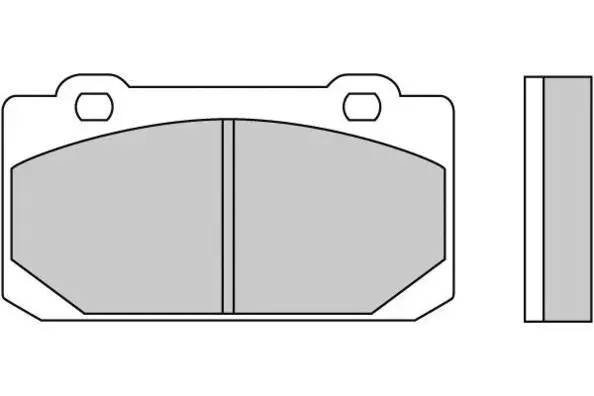 Brake Pad Set, disc brake (12-0240)
