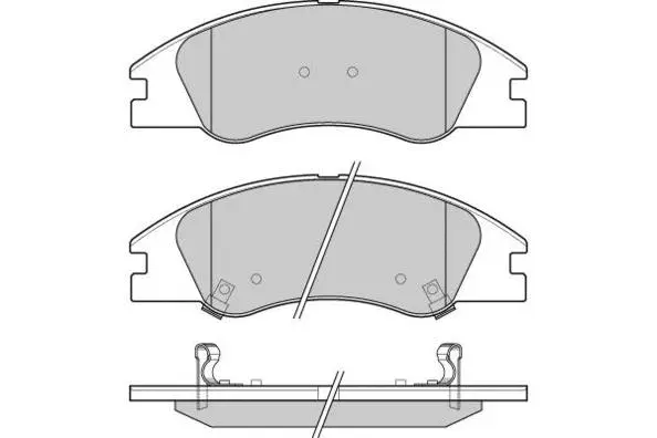 Brake Pad Set, disc brake (12-1200)