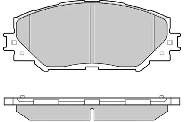 Brake Pad Set, disc brake (12-1251)