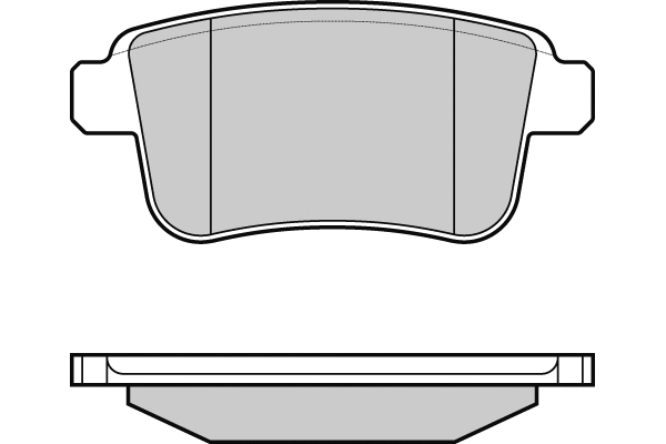 Brake Pad Set, disc brake (12-1368)