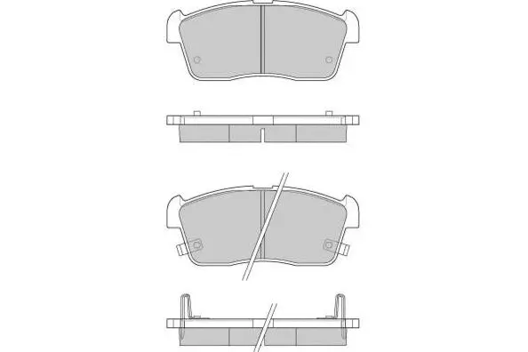 Brake Pad Set, disc brake (12-0902)