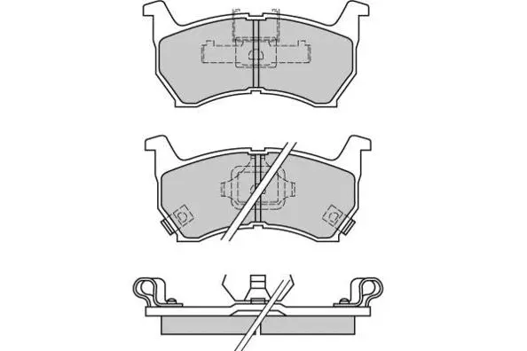 Brake Pad Set, disc brake (12-0377)