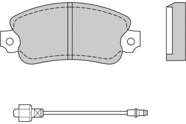 Brake Pad Set, disc brake (12-0127)