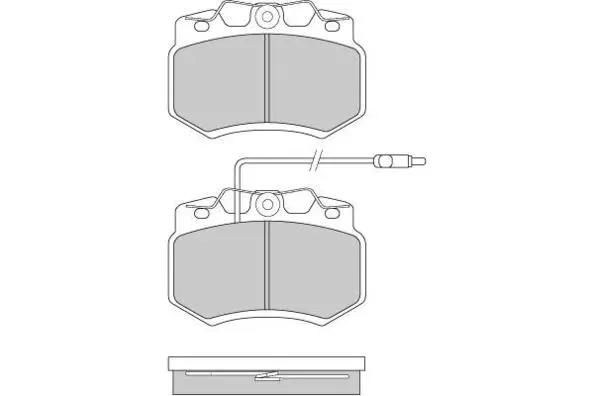 Brake Pad Set, disc brake (12-0276)