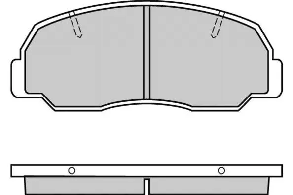 Brake Pad Set, disc brake (12-0297)