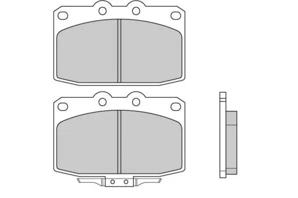 Brake Pad Set, disc brake (12-0369)