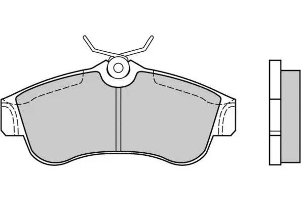 Brake Pad Set, disc brake (12-0470)