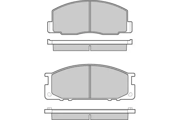 Brake Pad Set, disc brake (12-0435)