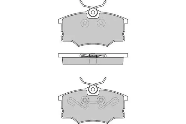 Brake Pad Set, disc brake (12-0805)