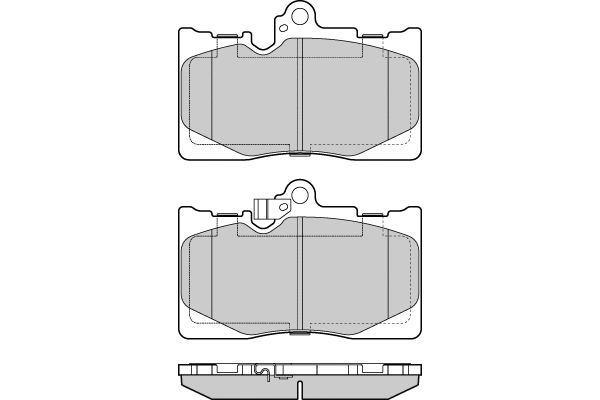 Brake Pad Set, disc brake (12-1418)