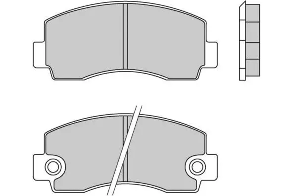 Brake Pad Set, disc brake (12-0215)