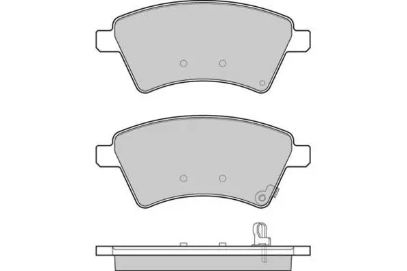 Brake Pad Set, disc brake (12-1242)