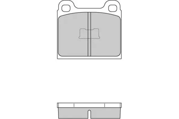 Brake Pad Set, disc brake (12-0054)