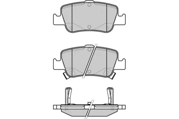 Brake Pad Set, disc brake (12-1341)