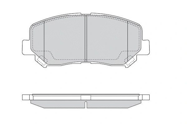Brake Pad Set, disc brake (12-1535)