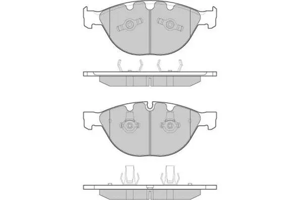 Brake Pad Set, disc brake (12-1095)