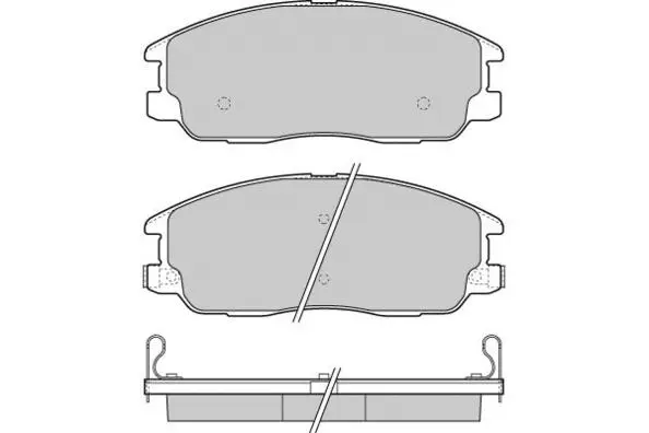 Brake Pad Set, disc brake (12-1268)