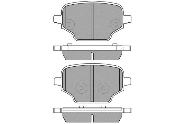 Brake Pad Set, disc brake (12-1777)