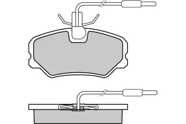 Brake Pad Set, disc brake (12-0646)
