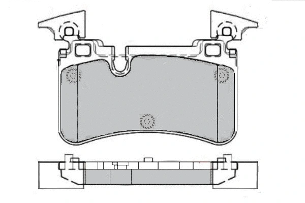 Brake Pad Set, disc brake (12-1621)
